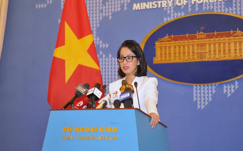 越南外交部发言人范秋姮。（图片来源：国际报）