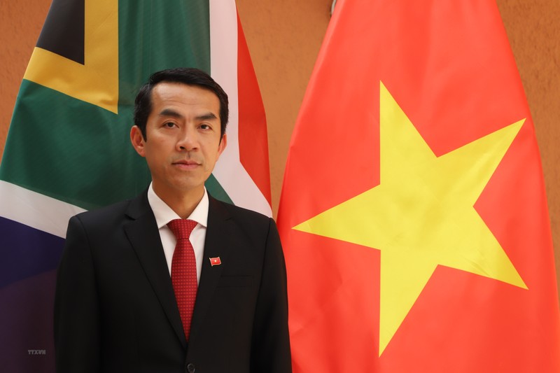越南驻南非大使黄士强。（图片来源：越通社）