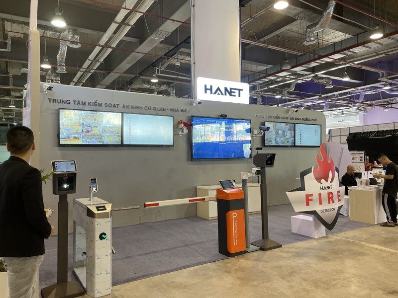 HANET技术股份公司的展位。