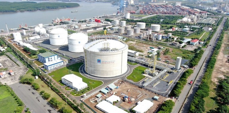巴地头顿省头顿市液化天然气港口仓库项目。（图片来源：越南天然气总公司供图）