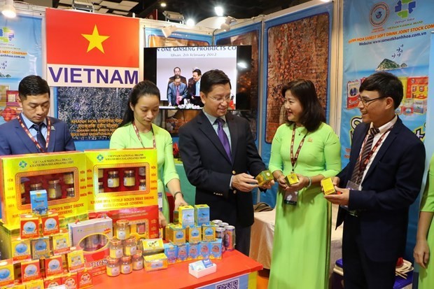 越南企业参加第41届印度新德里贸易展览会。