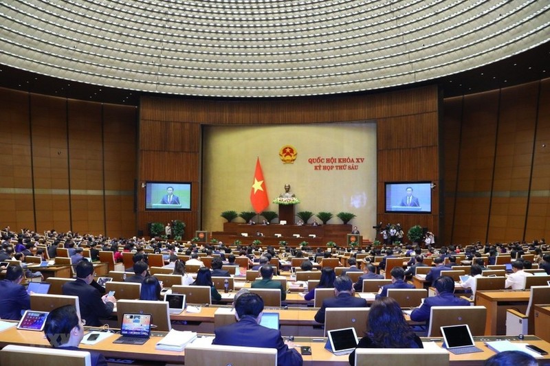 越南第十五届国会第六次会议。