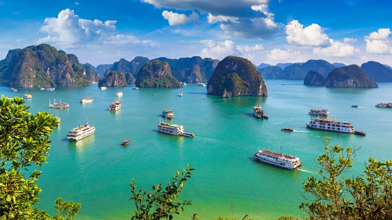 越南下龙湾之美。