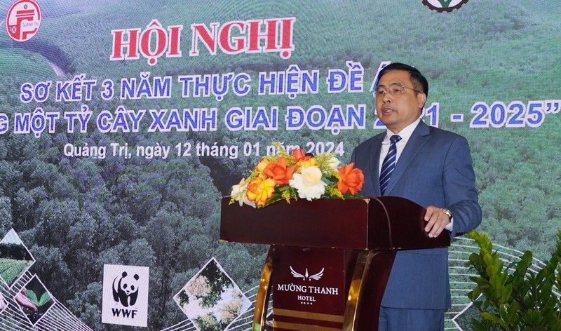 农业与农村发展部副部长阮国治在会议上发表总结讲话。（图片来源：VGP）