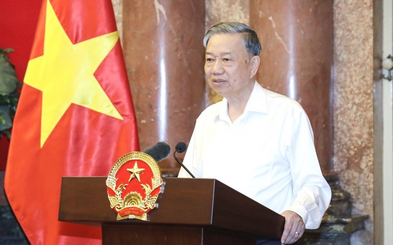 越南国家主席苏林。