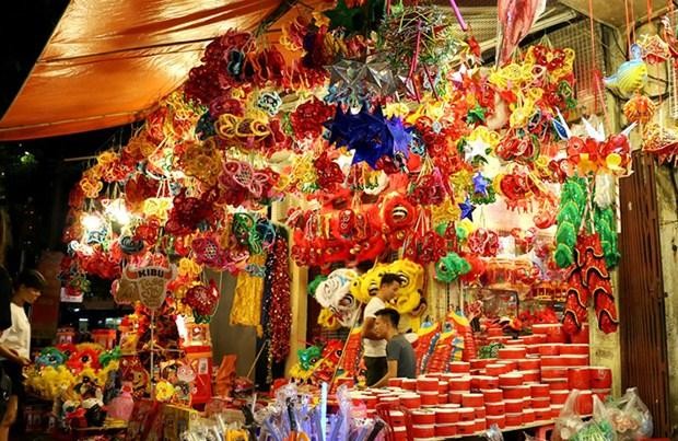 传统玩具仍是越南传统中秋节必不可少的一部分。