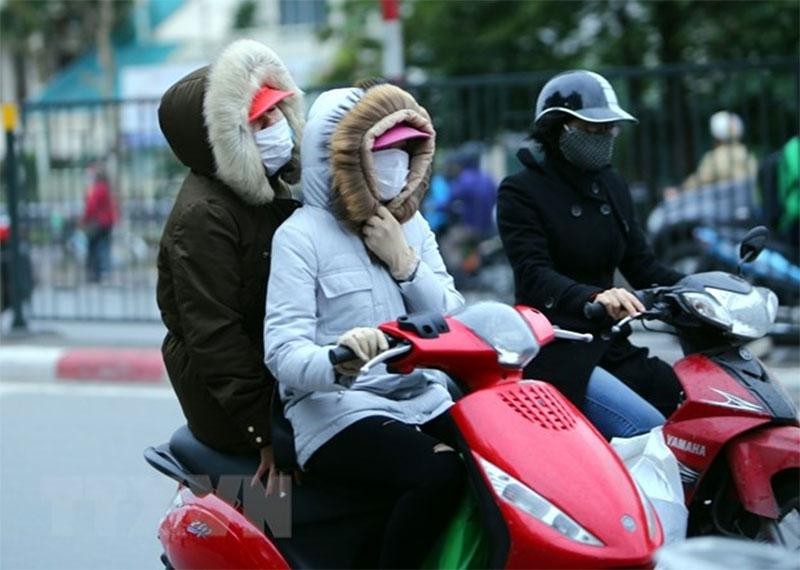 附图：周末越南北部将出现严寒灾害 