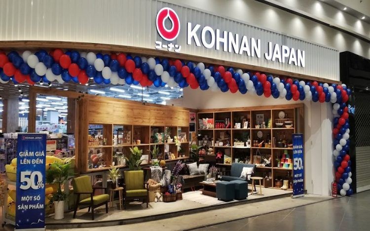 附图：日本港南商事(KOHNAN)株式会社在越南开设了11家商店。