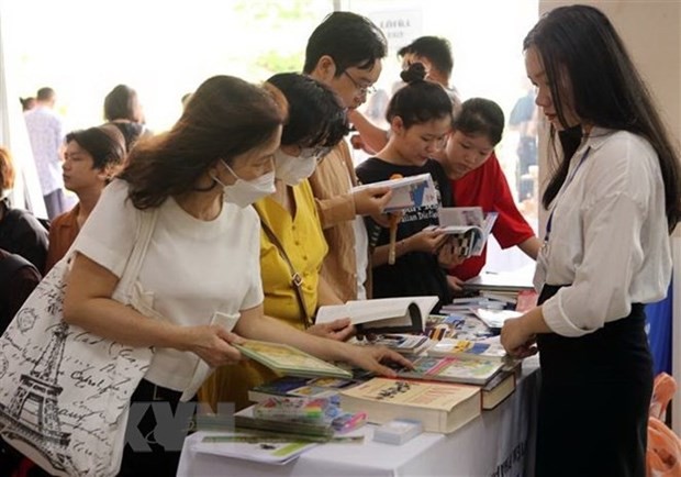 “在岘港的法国文化烙印”活动吸引诸多市民参加。