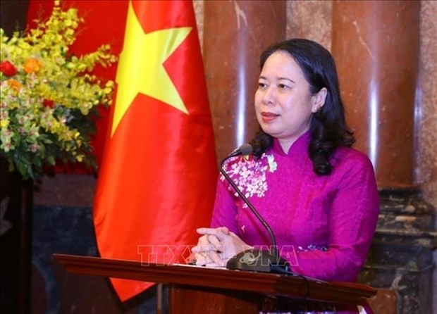 越南国家副主席武氏映春。（图片来源：越通社）