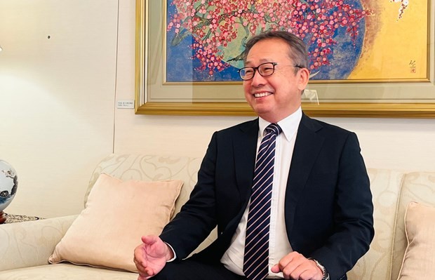 日本驻越南大使山田泷夫。