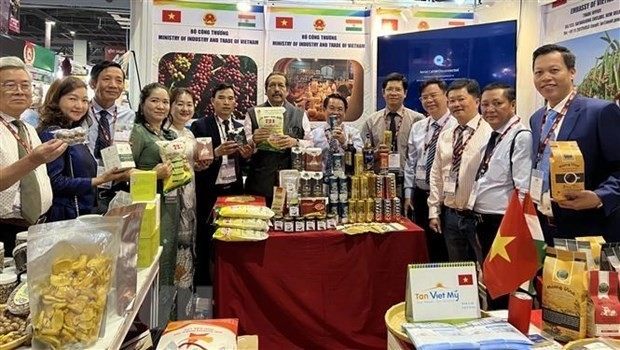 附图：越南多种农产品在印度国际贸易博览会亮相。