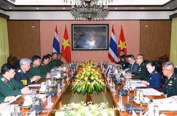 第五次越南泰国国防政策对话场景。