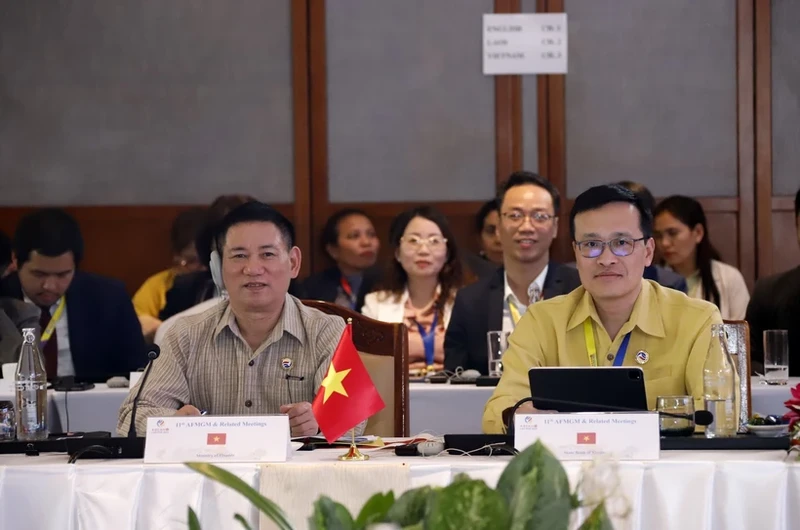 出席会议的越南代表。