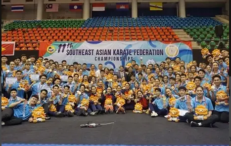 第11届东南亚空手道锦标赛上，越南空手道队夺得冠军。