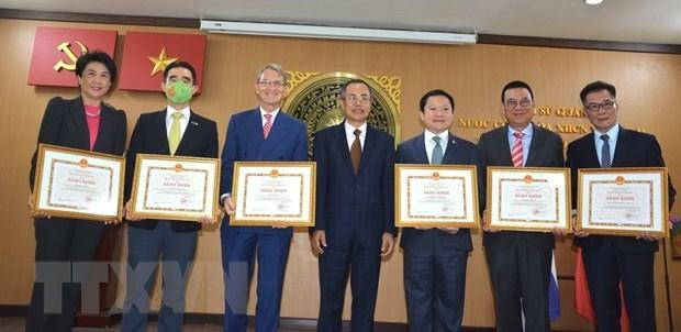 越南驻泰国大使潘志成出席颁奖仪式。