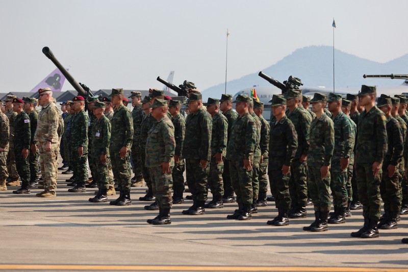 金色眼镜蛇-2023”军演在泰国开幕。