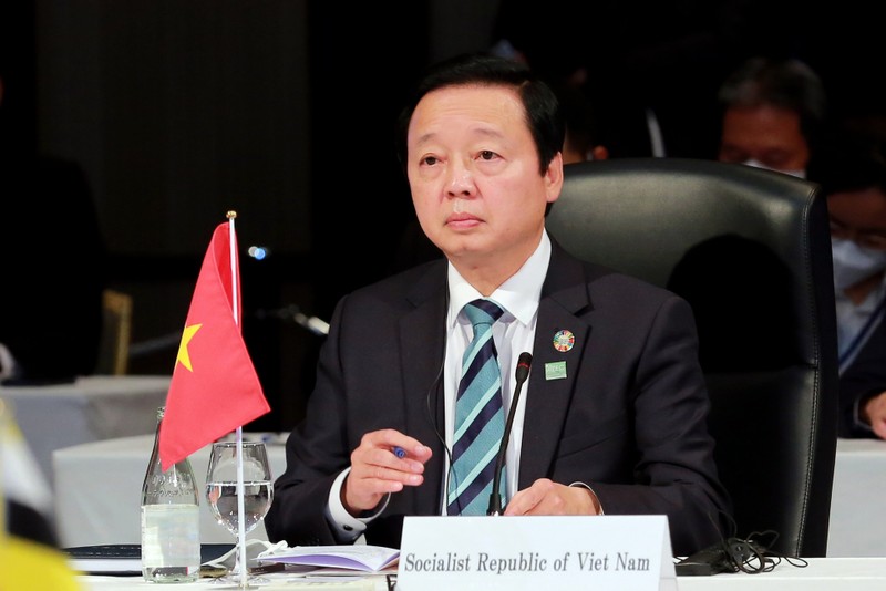 越南政府副总理兼自然资源与环境部部长陈红河率团出席“亚洲零排放共同体”部长级会议。
