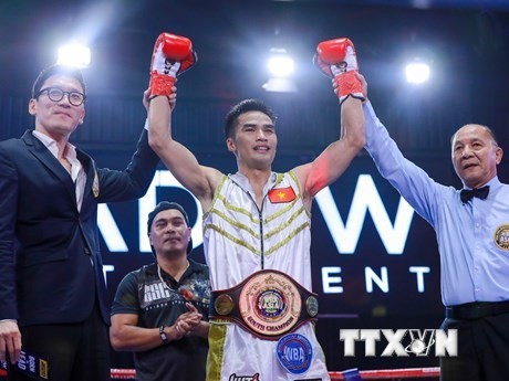 越南拳击手阮玉海夺得WBA南亚冠军。