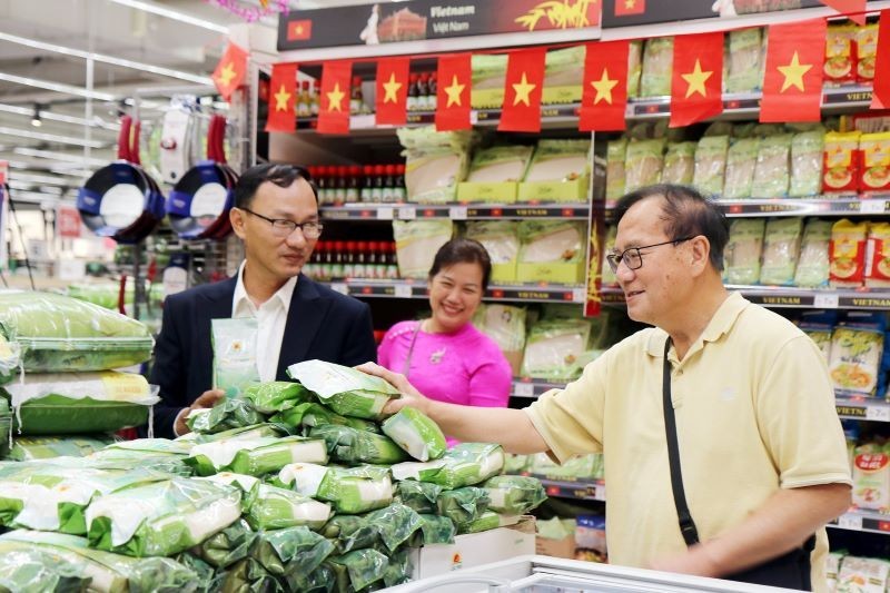 越南大米在法国超市上架。