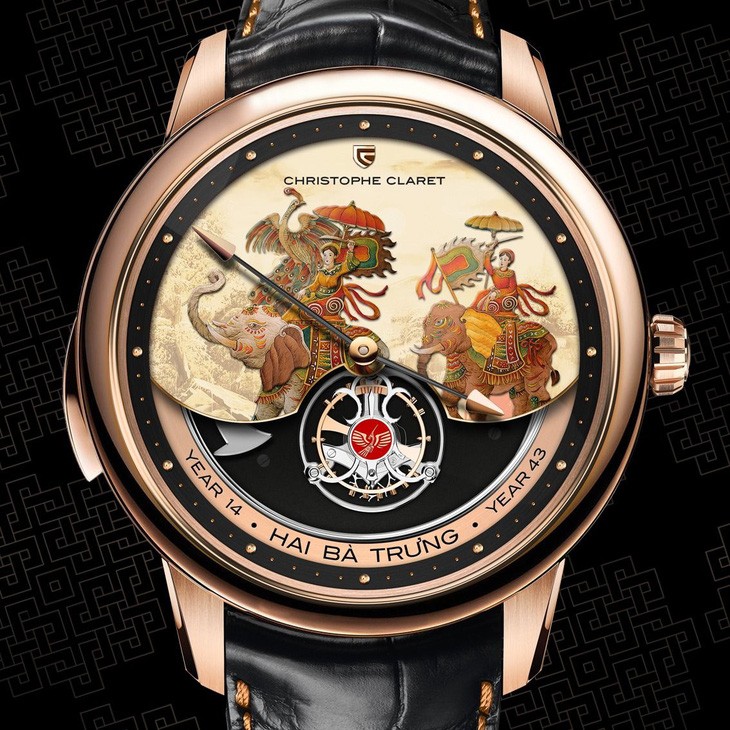 致敬越南二征夫人的瑞士高级大牌手表款式亮相。