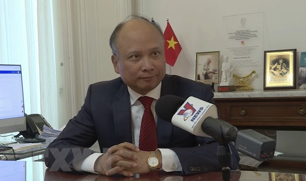 越南驻法国大使丁全胜。（图片来源：越通社）