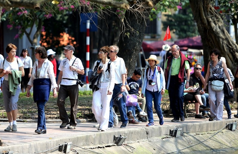 2023年7月河内市接待游客人数呈增长势头。