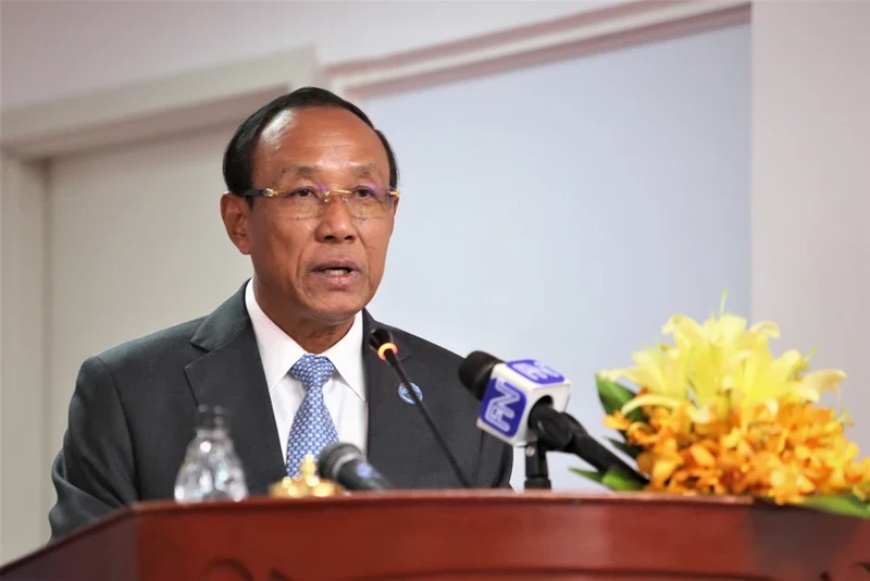 柬埔寨国家选举委员会主席布拉吉占。（图片来源：越通社）