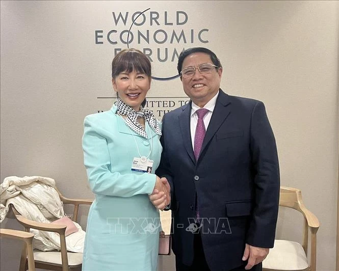 范明正总理会见了跨国线上旅游服务公司Trip.com首席执行官孙洁（Jane Sun）。