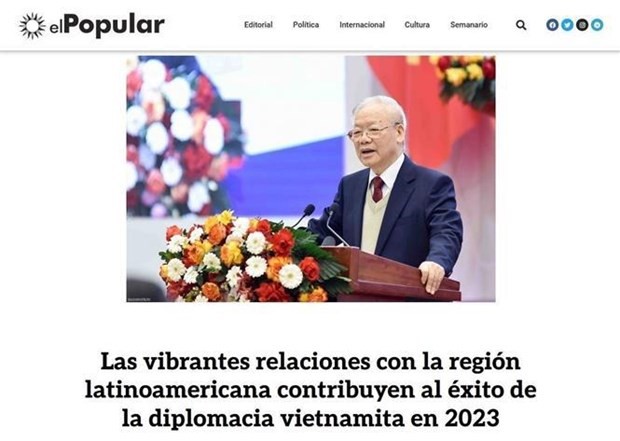 乌拉圭共产党机关报《人民报》电子版刊的文章。