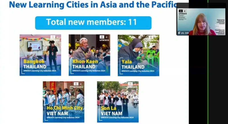 2月14日，联合国教科文组织发布了“全球学习型城市网络会员”名单，全球共35个国家64座城市成为新会员。越南胡志明市和山罗省山罗市名列其中。