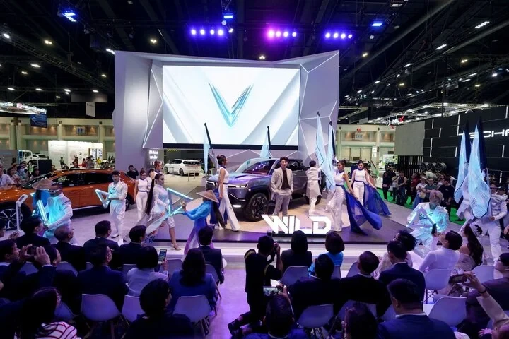 Vinfast电动车型亮相泰国。