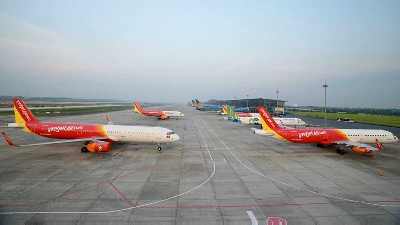 附图：越南国内航空业面临客机严重短缺状况。