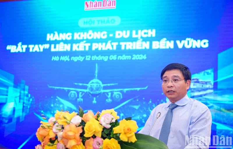交通运输部部长阮文胜在研讨会上致开幕词，认为此次研讨会是航空和旅游管理机构、企业、个人、单位交流信息，交换意见的重要论坛。