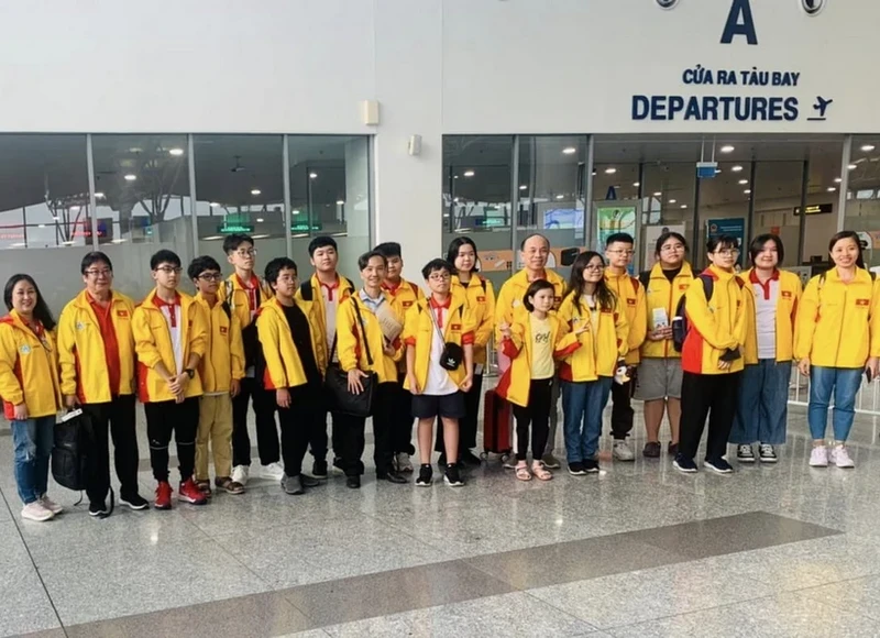 参加2024年亚洲青少年国际象棋锦标赛的越南国际象棋棋手。