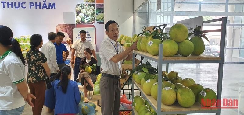 越南农产品展示区。