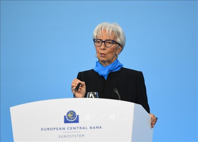 欧洲中央银行行长克里斯蒂娜·拉加德。