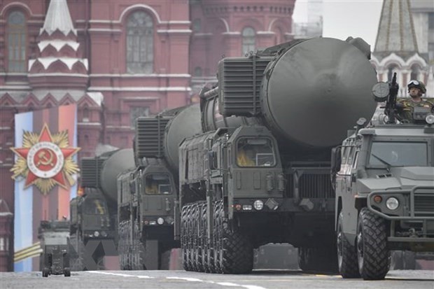 可能携带Yars RS-24核弹头的俄罗斯洲际导弹。（图片来源：APF/越通社）