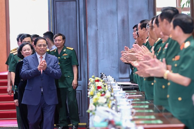 范明正总理出席第23次军队青年创新奖总结会议。（图片来源：VGP）