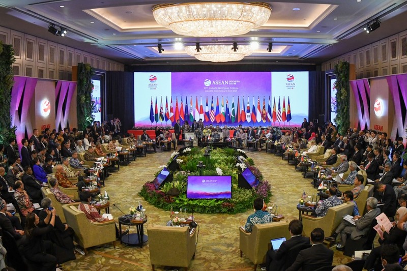 第30届东盟地区论坛部长会议场景。（图片来源：VOV）