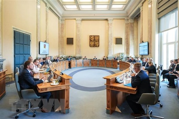 捷克政府7月26日召开的会议。（图片来源：越通社）