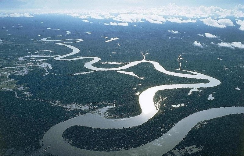 湄公河一角。