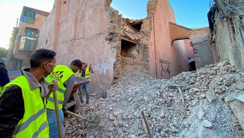 摩洛哥发生6.8级地震。