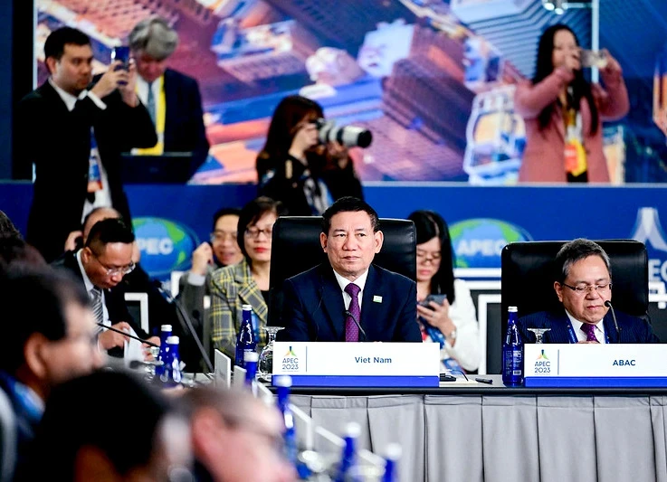 越南财政部长胡德福出席会议。（图片来源：vietnamplus.vn）