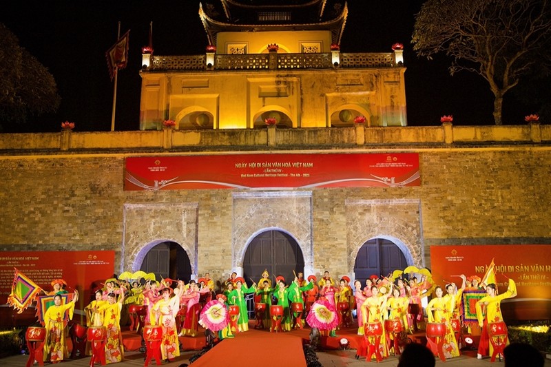 2023年第四届越南文化遗产节开幕式。（图片来源：人民军队报）