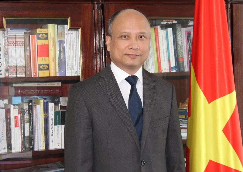 越南驻法大使丁全胜。