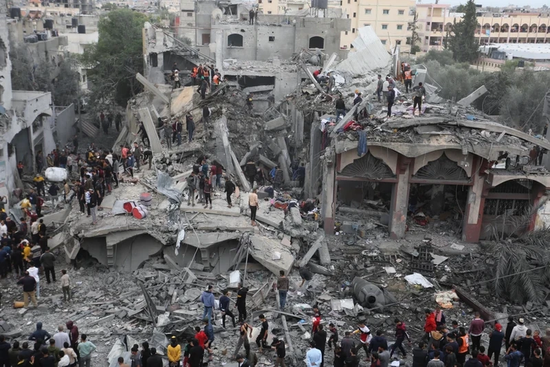加沙地带面临严重人道主义危机。（图片来源：越通社）