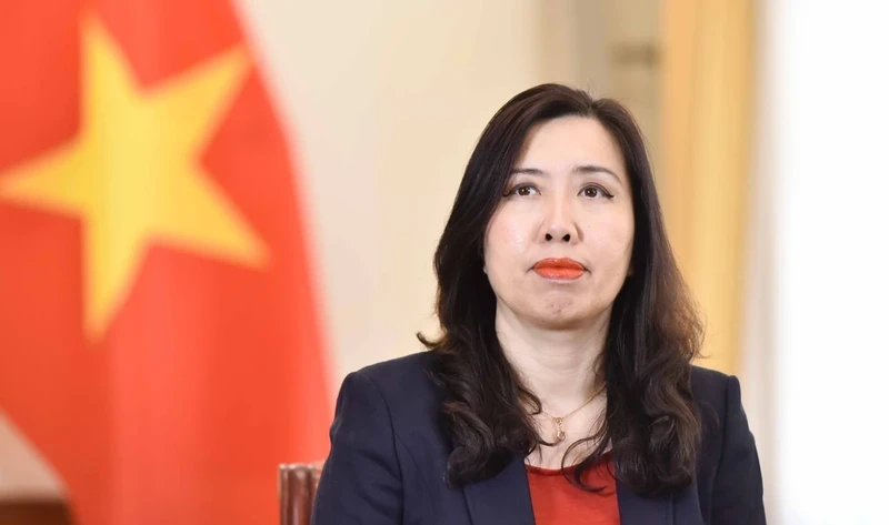 越南外交部副部长、海外越南人国家委员会主任黎氏秋姮。