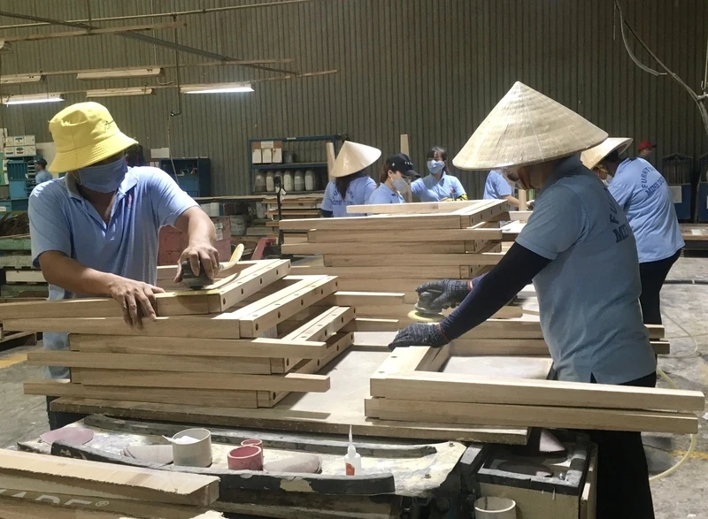 平阳省明阳木材股份公司的生产活动。
