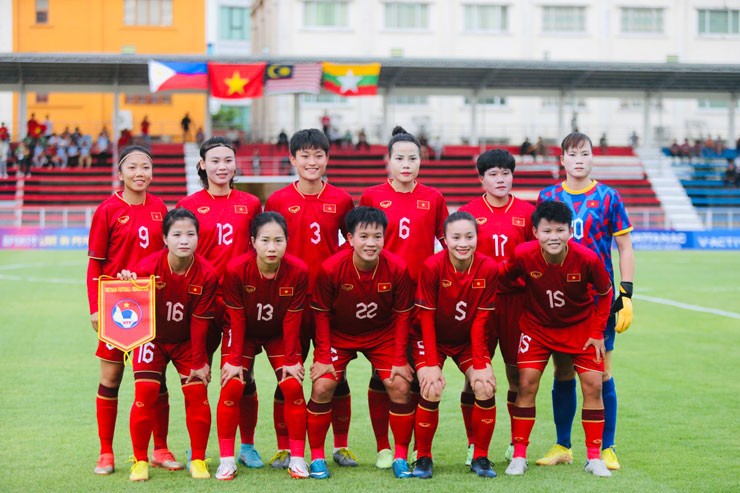 越南女足出场阵容。
